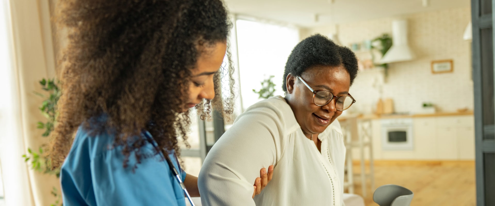 What is the goal of nurses who provide home health care?