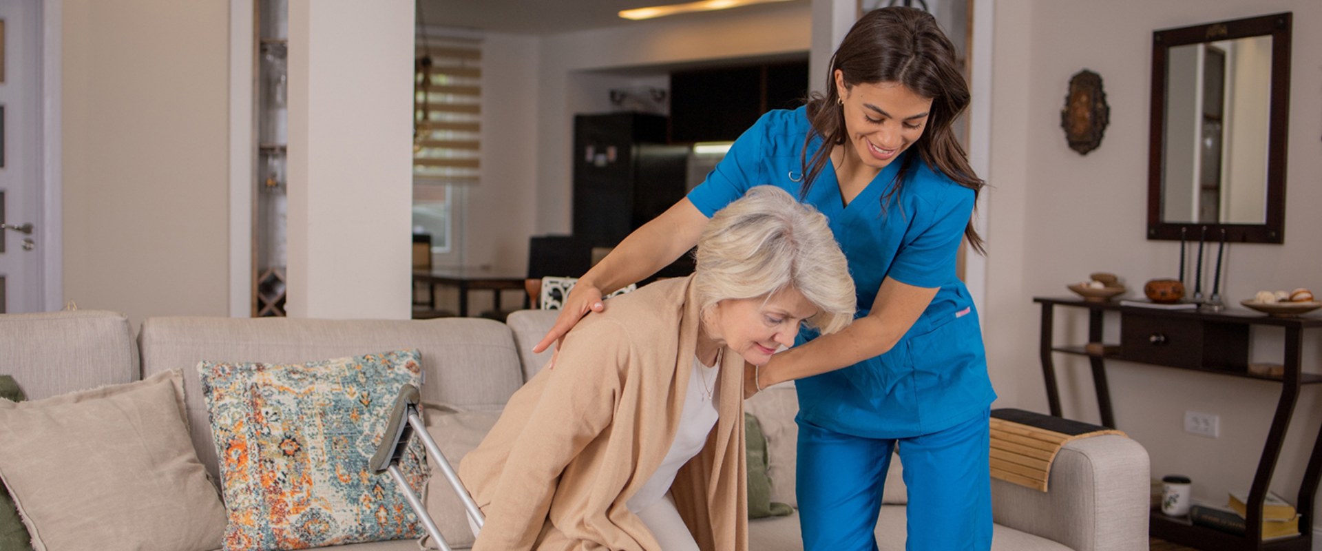 What is the meaning of home health care services?