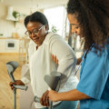 What is the goal of nurses who provide home health care?